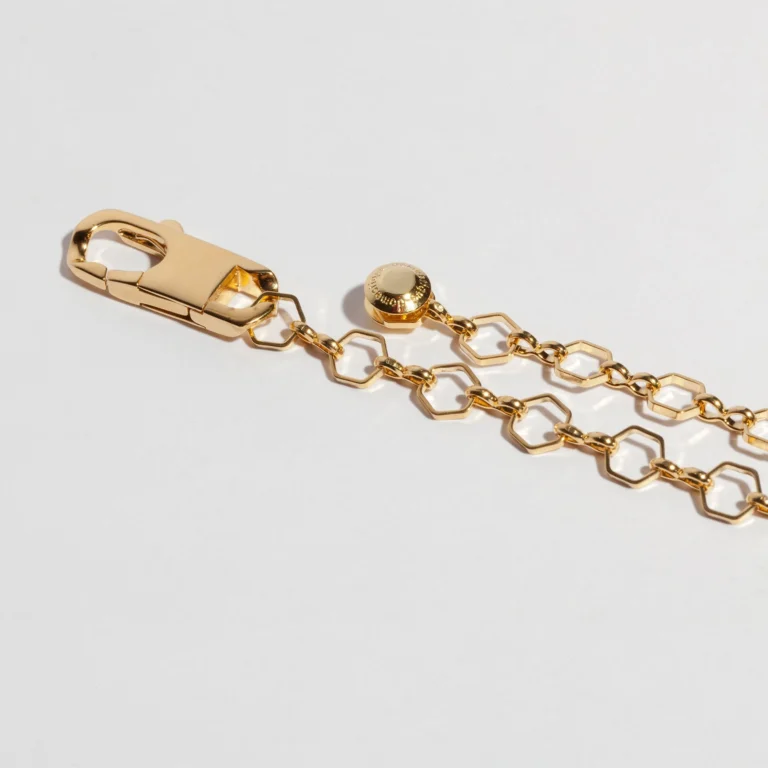 Gold Carabiner Bracelet